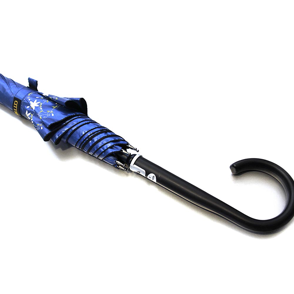 CITYMOON Elegant Floral Straight Umbrella: Retail Brand Enhancement Asset